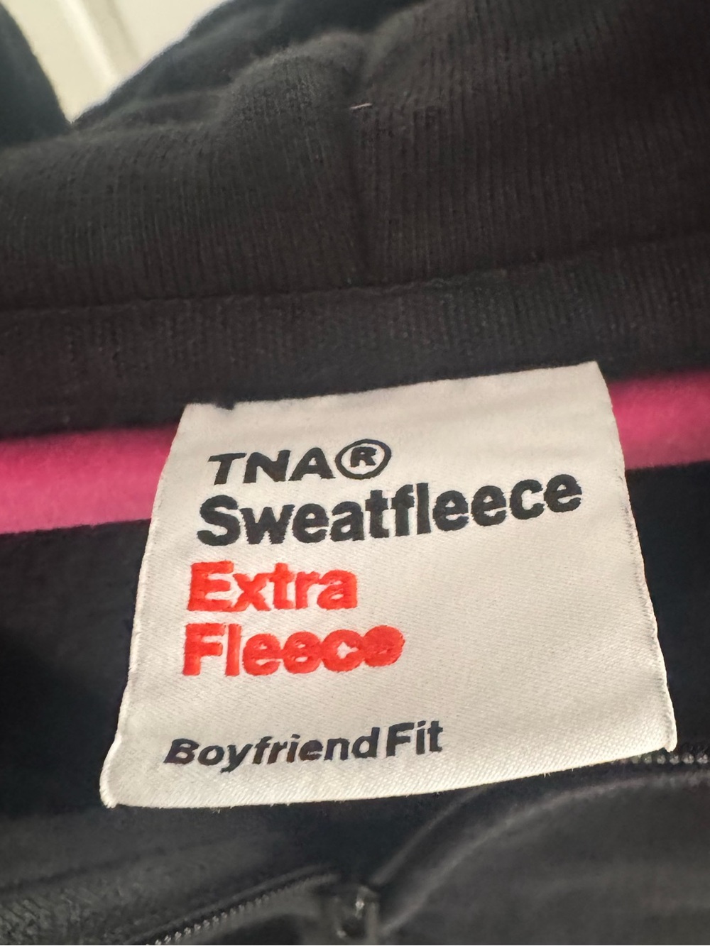 Aritzia TNA Sweatfleece Extra Fleece Hoodie Size:L - Picture 2 of 2